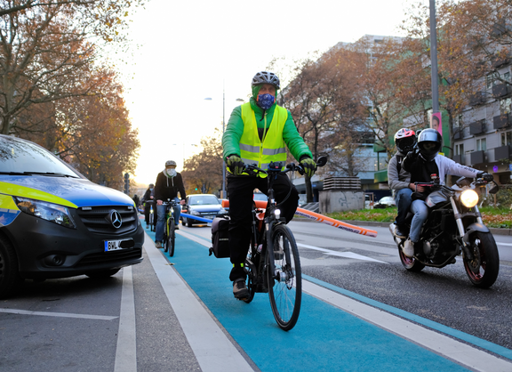 Mindestüberholabstände werden leider oft unterschritten.
