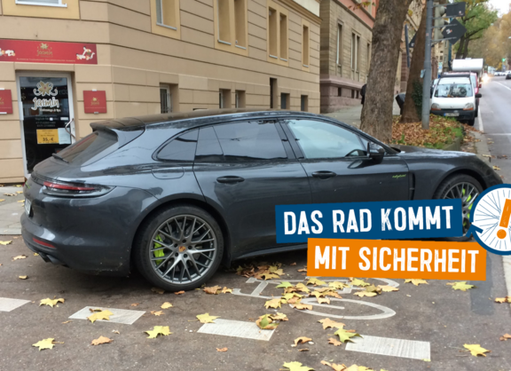 Gefährliches Falschparken im Kreuzungsbereich Gefährliches Falschparken im Kreuzungsbereich